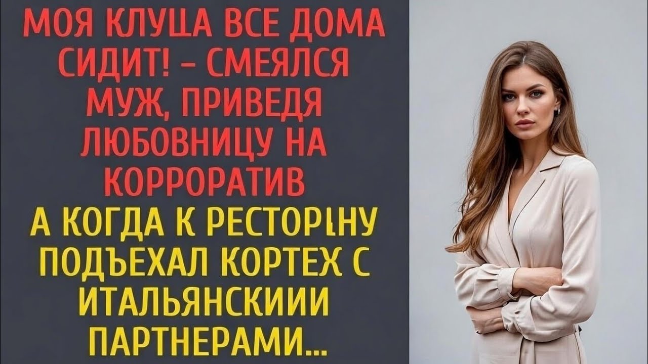 😂 «Моя клуша дома сидит!» — смеялся муж с любовницей… НО КОГДА ПОДЪЕХАЛ КОРТЕЖ — ОН ПОБЛЕДНЕЛ 😱