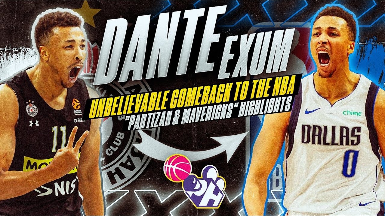 Dante Exum UNBELIEVABLE COMEBACK TO THE NBA 😱😱Partizan & Mavericks Highlights #nba #dallas #partizan