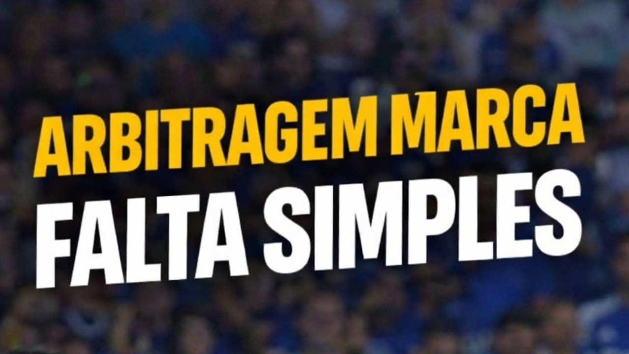 ARBITRAGEM MARCA FALTA SIMPLES #futebol