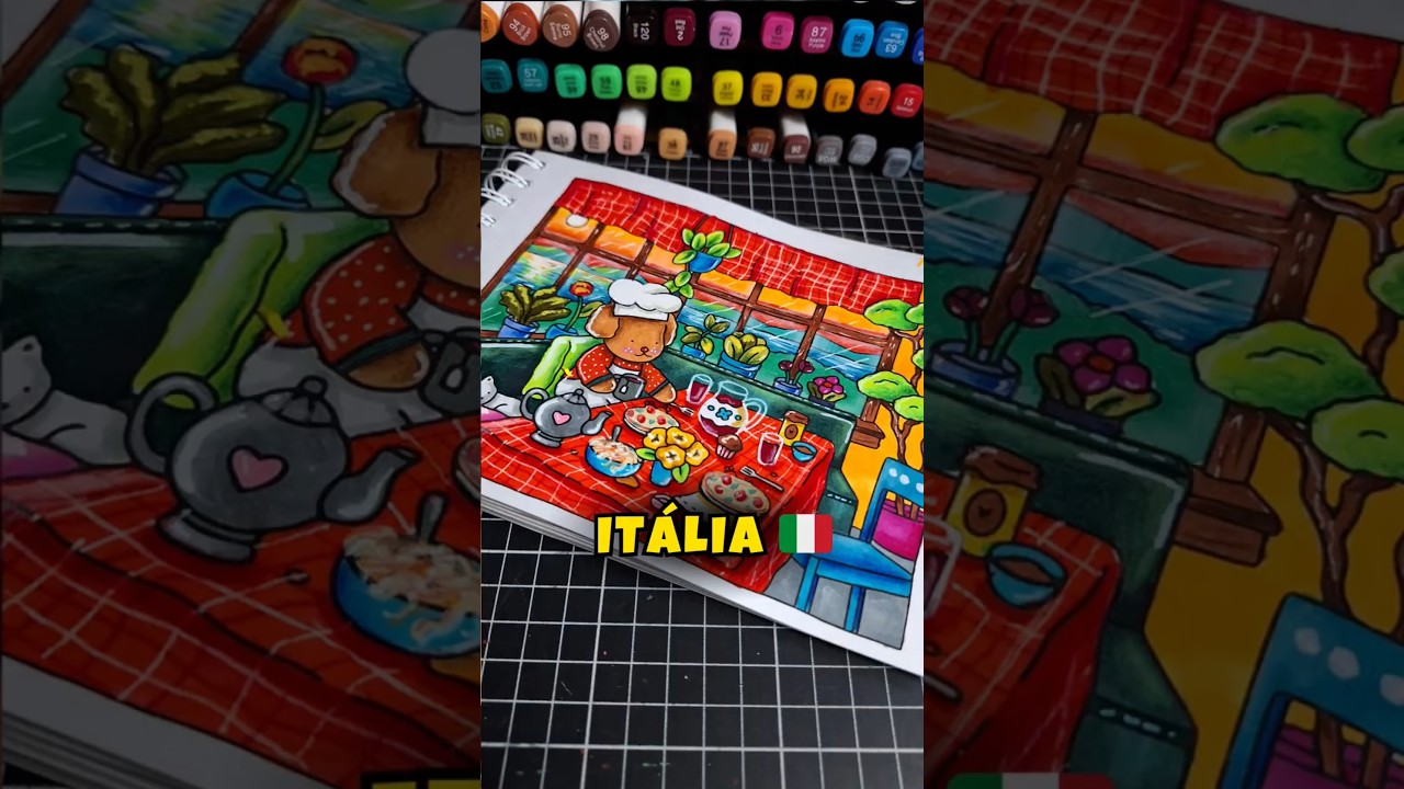 Painting BOBBIE GOODS ITALY version? 🇮🇹 #bobbiegoods #coloring #art
