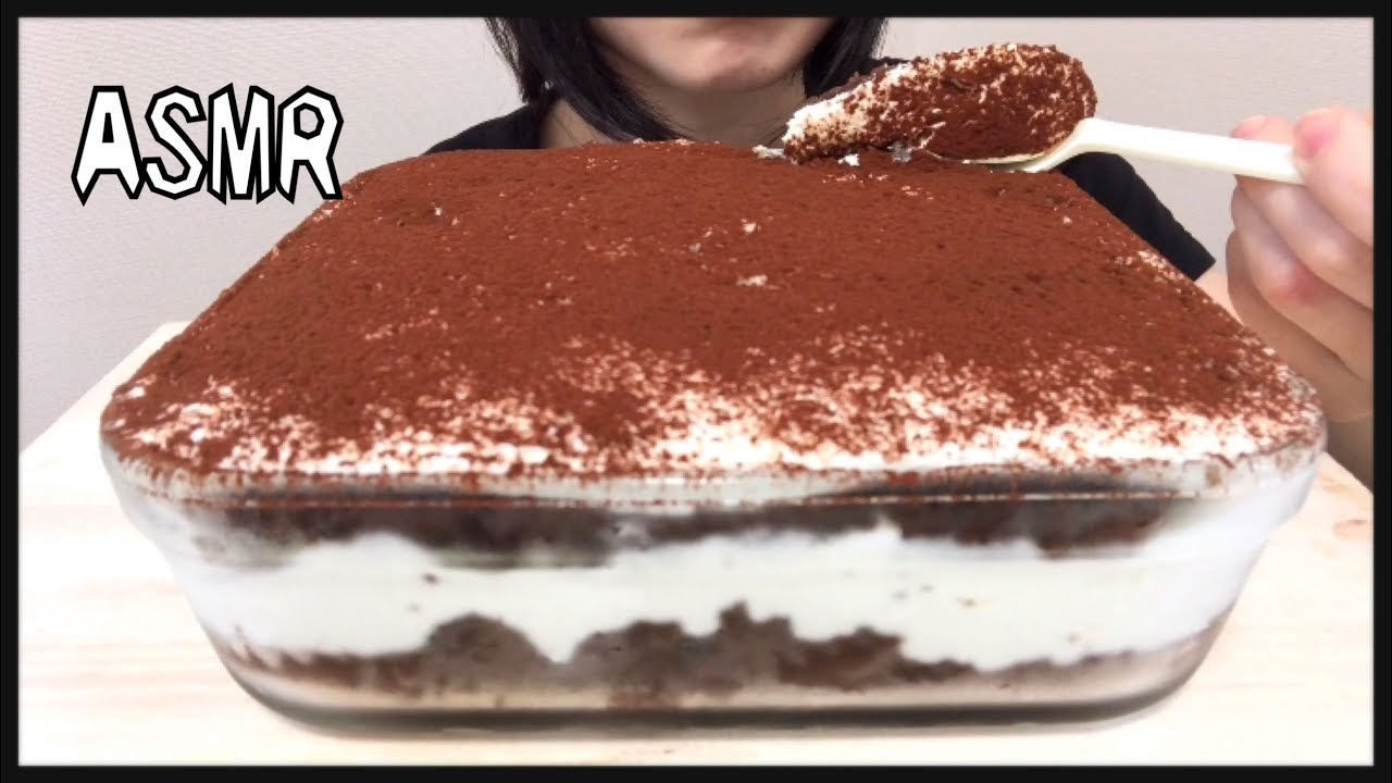 ASMR  ティラミス  （咀嚼音/eating sounds）