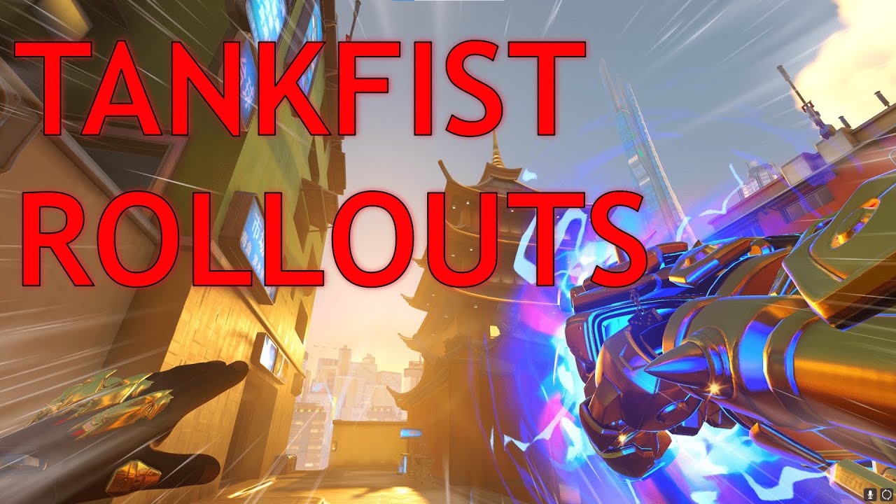 Lijiang Tower ROLLOUTS to get Grandmaster! (Overwatch 2 Doomfist)