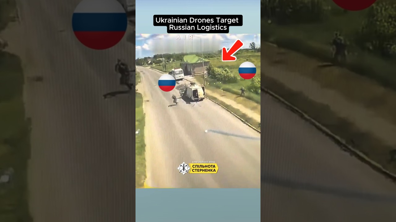 Украинские дроны отслеживают российские пути снабжения⚡ #РоссийскаяЛогистика