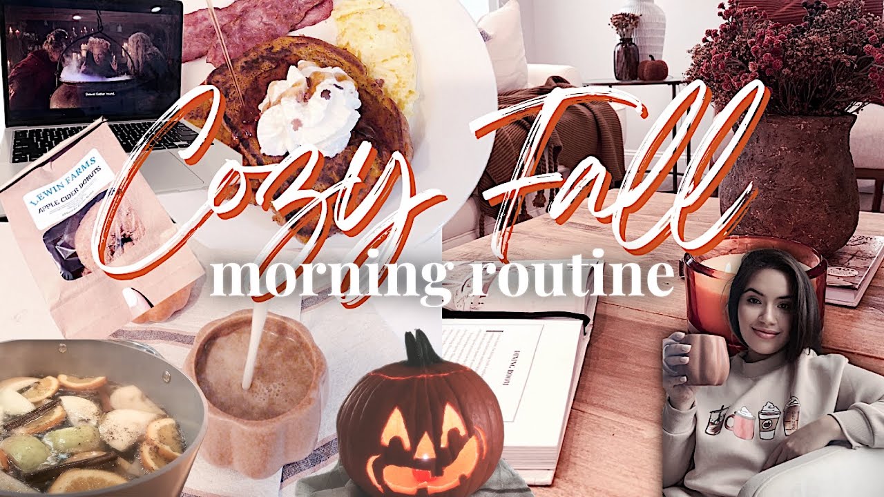 FALL MORNING ROUTINE 🍂 | cozy + peaceful autumn morning ☕️