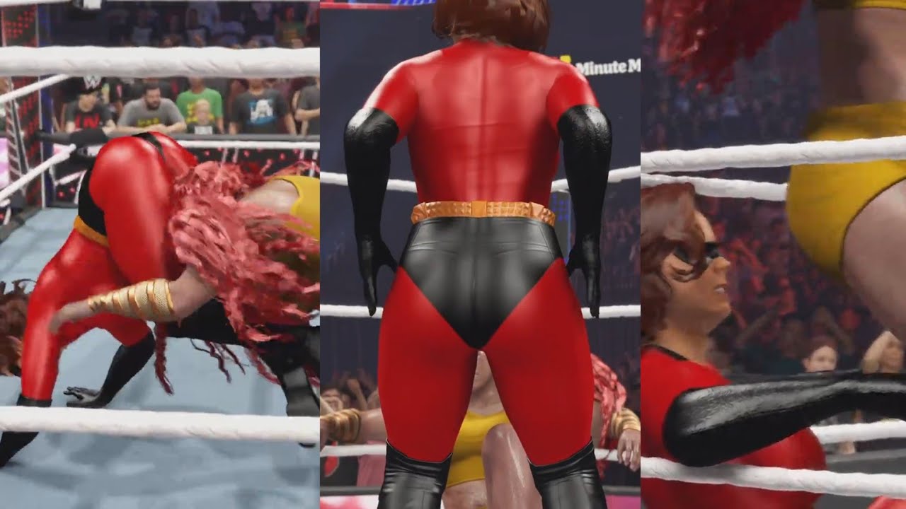 WWE 2K25 (request) #122 stinkface match Elastigirl vs Giganta