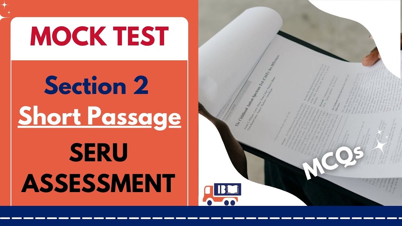 Section-2 SHORT PASSAGE multiple choice -Mock Test - SERU Test 