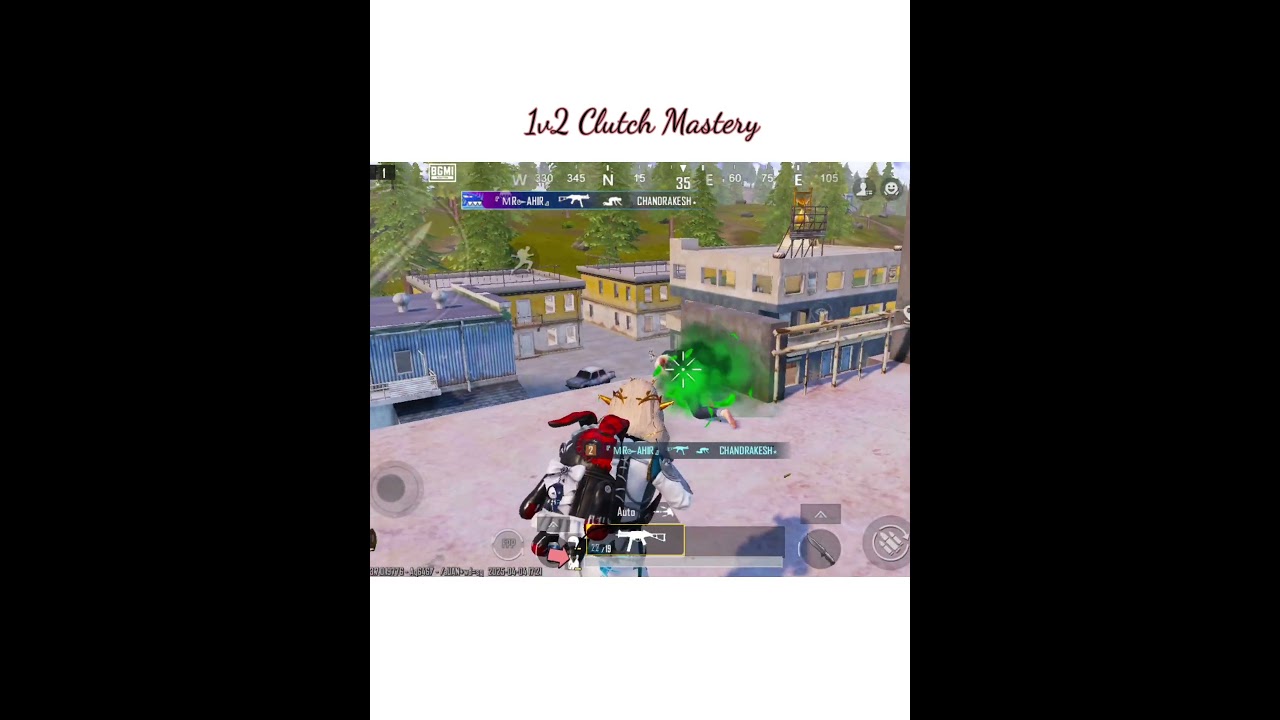 Demonstrating exceptional clutch performance in a 1v3 scenario #bgmi #1vs3clutch #gaminghighlight