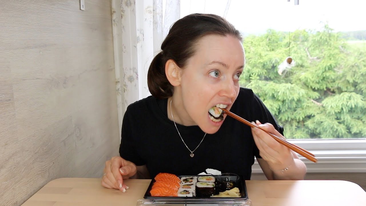 ASMR Eating Sounds SUSHI 🍣 Mukbang 먹방