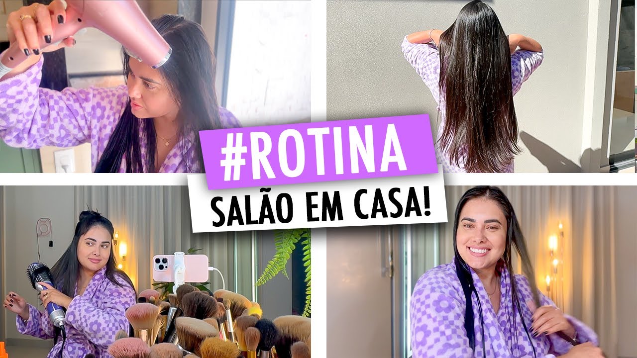 MINHA ROTINA CAPILAR | Tudo que fiz em um dia!