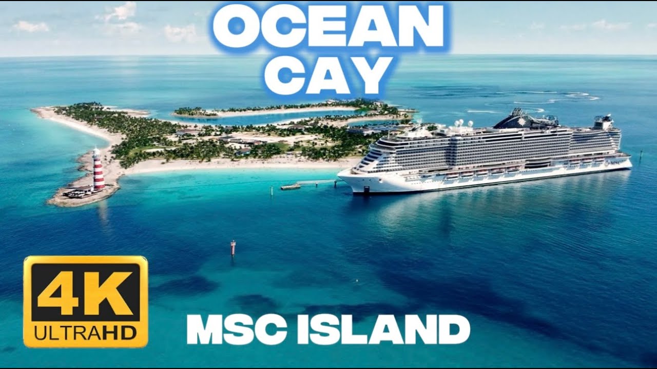 Ocean Cay Bahamas | Relaxing 4K Drone Views with Calming Music