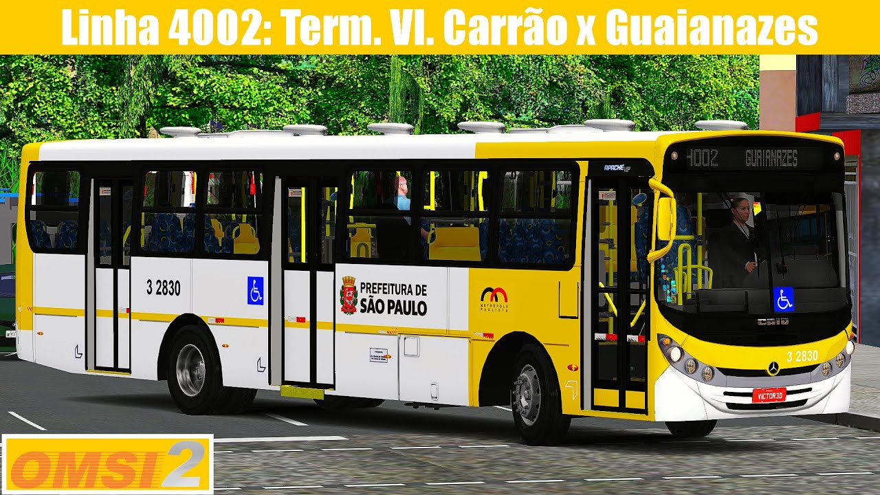 OMSI 2 | Caio Apache VIP II - MB: OF-1721 BlueTec 5 | Linha 4002