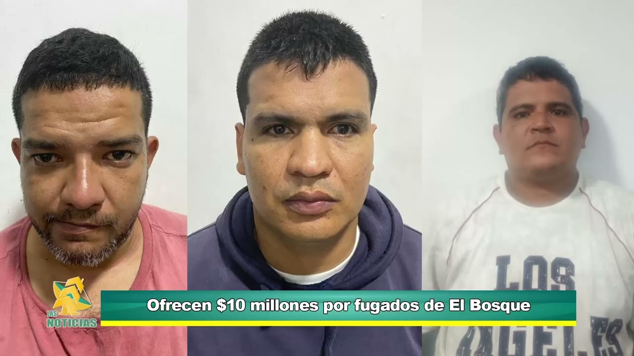 Ofrecen hasta $10 millones de recompensa por información para recapturar a tres reclusos fugados
