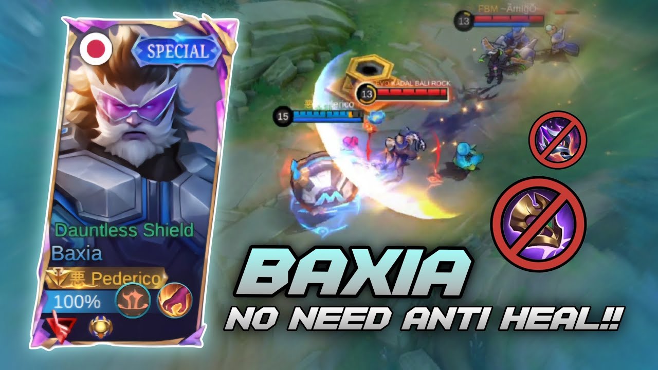 How Counter Alucard & Angela combo with just picking Baxia,Baxia gameplay and build | Mobile Legends