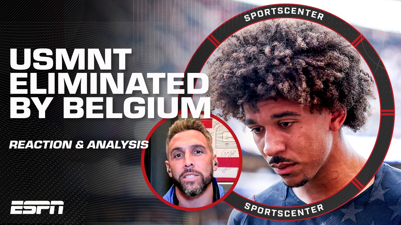 USMNT lose to Belgium in Round of 16 ⚽️ Biggest takeaways from USA's World Cup run | SportsCenter