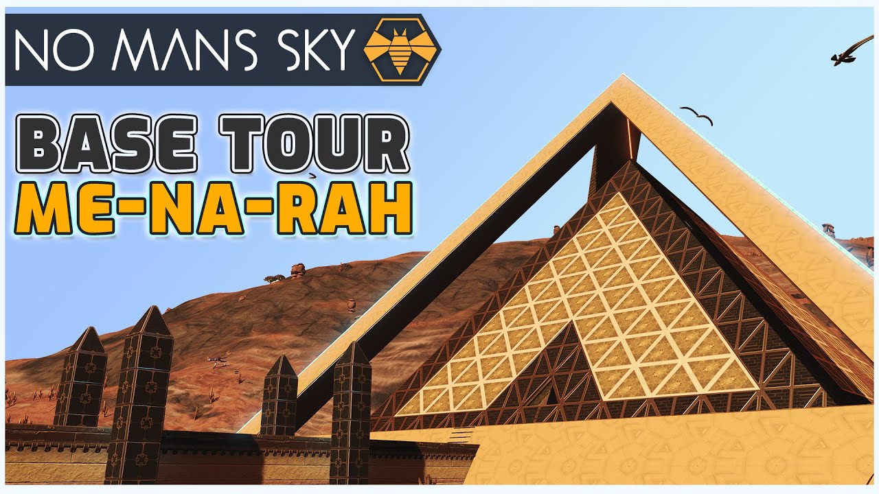 The Pyramid of Me-Na-Rah - No Man's Sky Base ShowCase - by Beeblebum