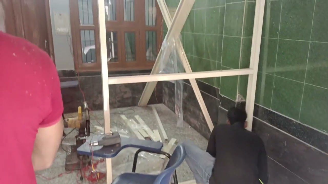 Aluminum work. Academy me   Partition banate   hue 