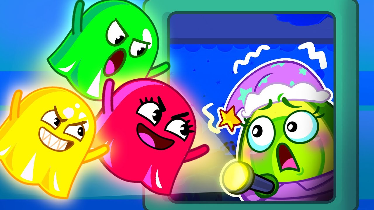 Be Brave, Baby! | Monsters in the Dark | 3 Little Ghosts | Nursery Rhymes & Songs | PitPenny Stories