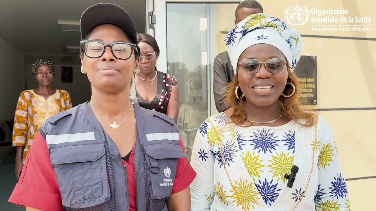 VISITE REPRESENTANTE OMS RCA A L'HOPITAL DES GRANDES ENDEMIES BANGUI