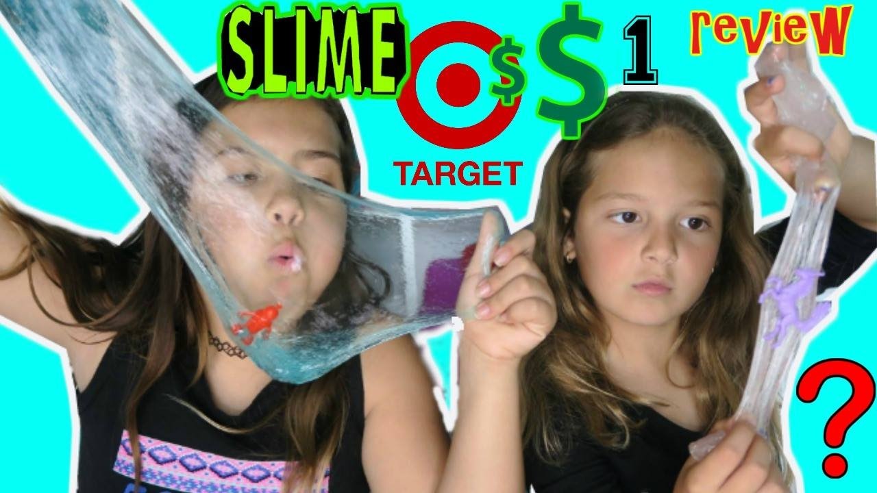 SLIME FROM TARGET $1 REVIEW  . 