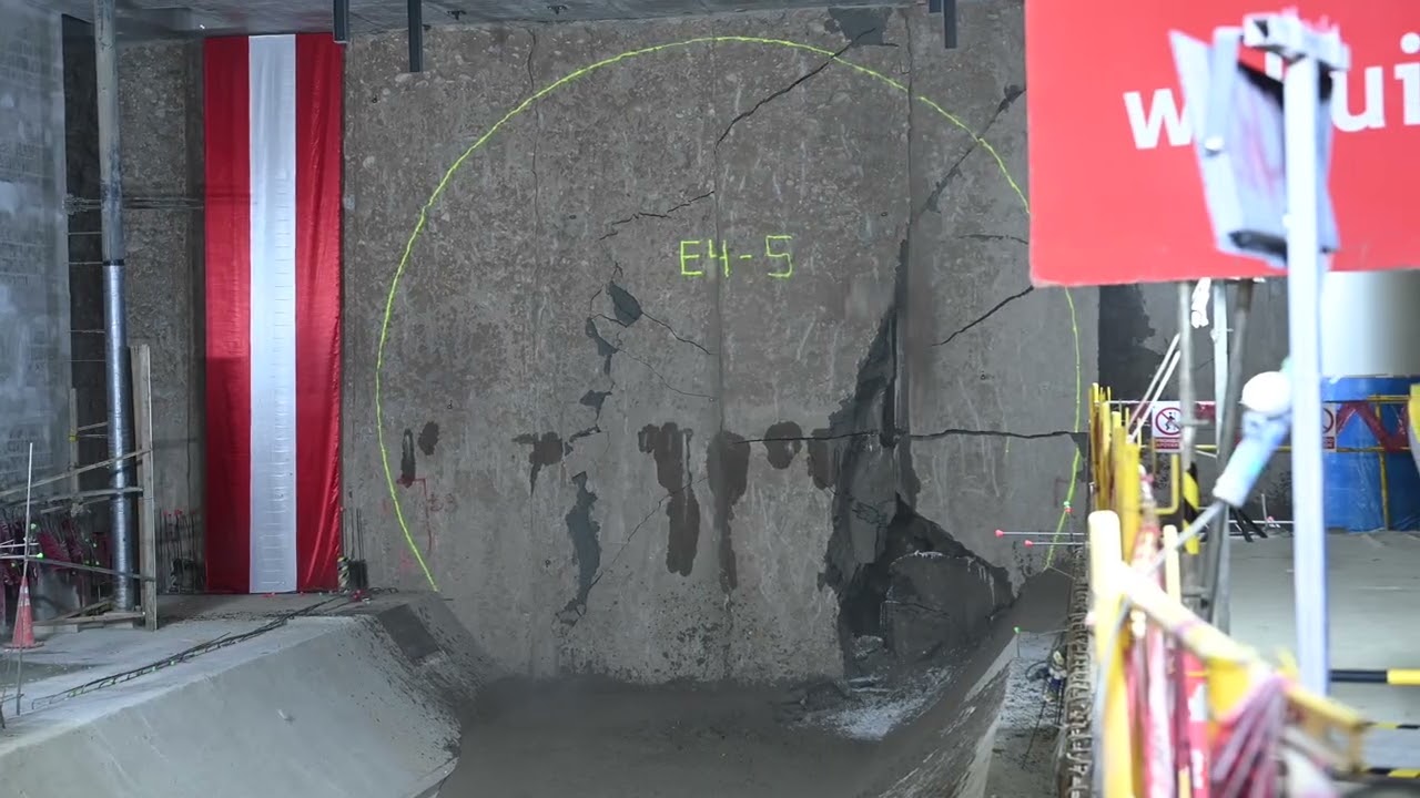 La tuneladora 'Micaela' llegó a la Estación El Olivar del Ramal de la Línea 4