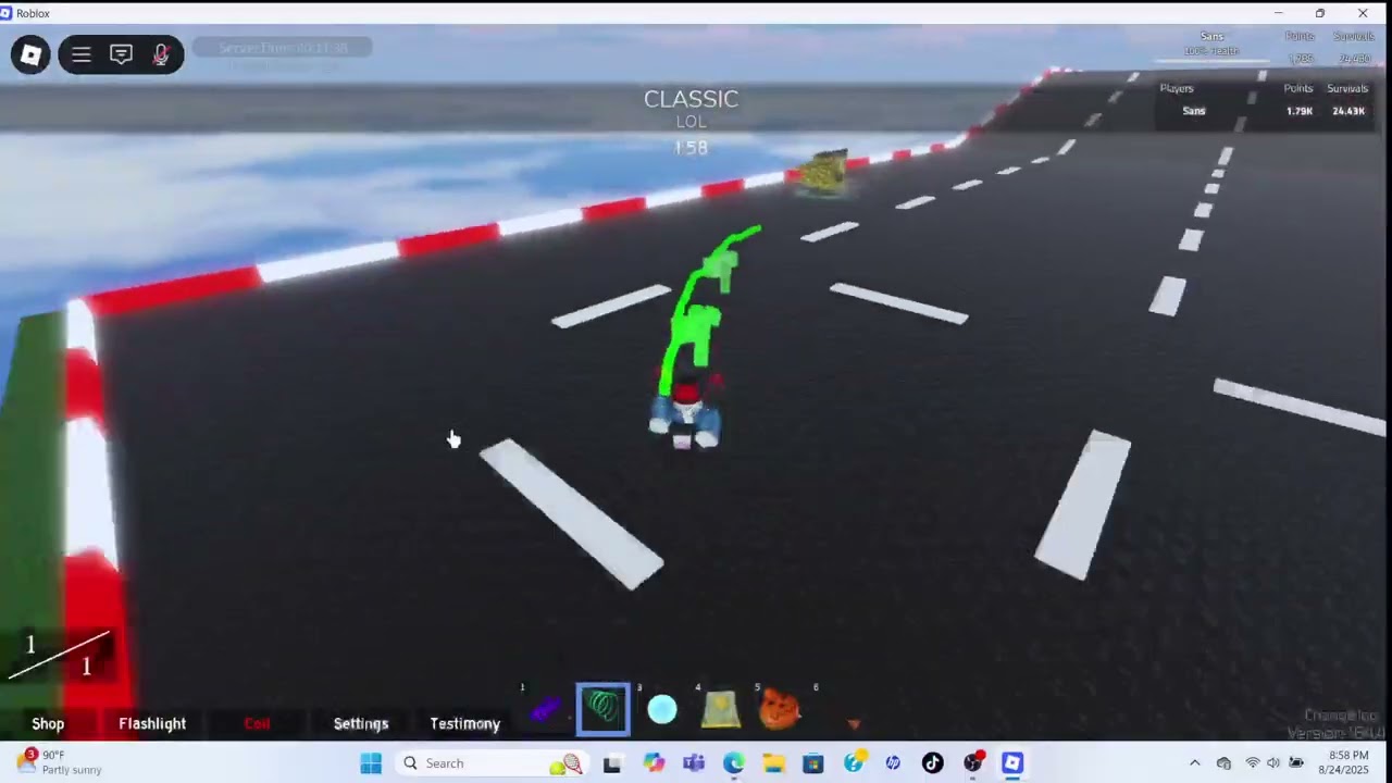 Roblox Midnight Horrors Survived LOL
