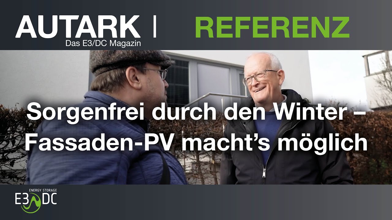 Sorgenfrei durch den Winter – Fassaden-PV macht´s möglich