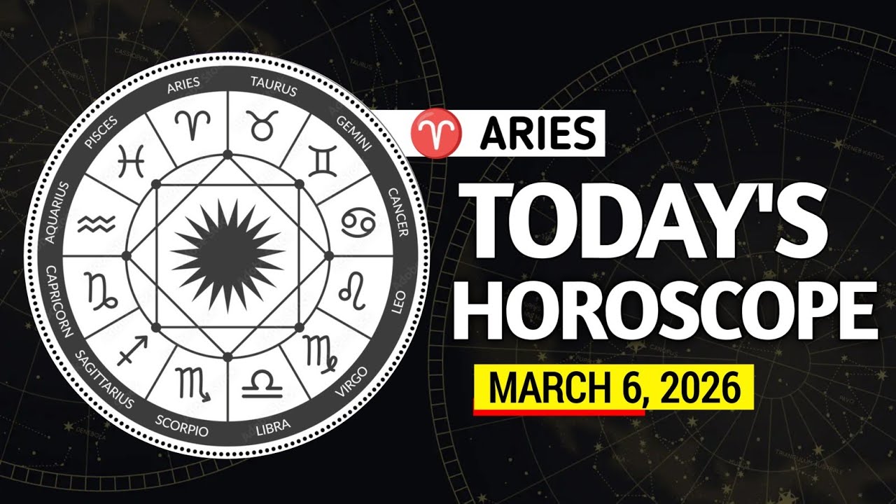 “Aries ♈ Horoscope for March 6, 2026 Love, Career & Money Predictions ✨”