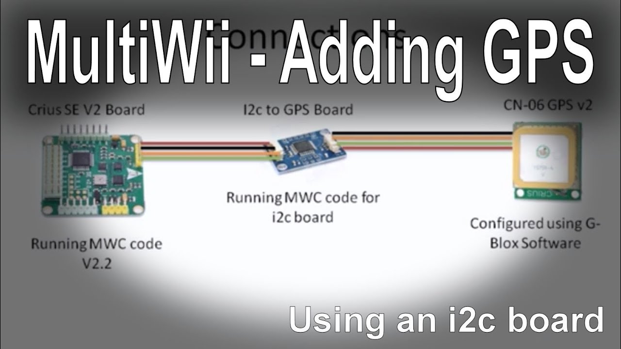 (6/7) MultiWii SE V2.0/2.5 - Adding GPS via a i2c board