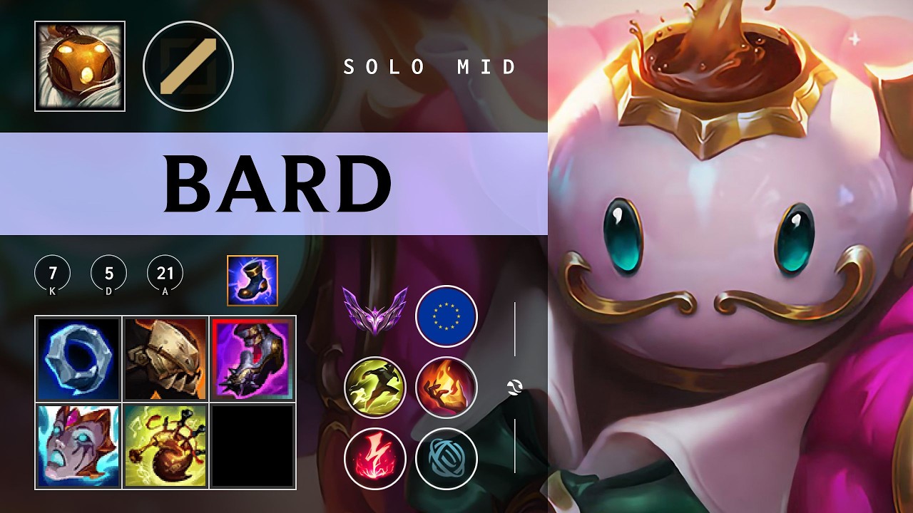 Bard Mid vs Corki - EUW Master Patch 26.03