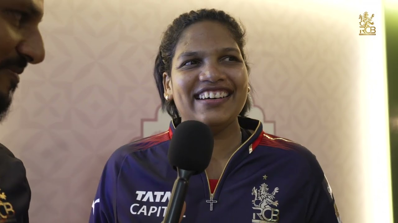 Asha Sobhana in the house for RCB vs UP Warriorz | WPL 2025