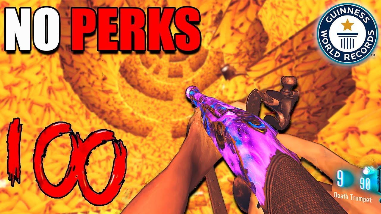 EL PRIMERO del MUNDO EN COMPLETAR BANANA TOWER SIN PERKS 😱 (BO3 CUSTOM MAP)