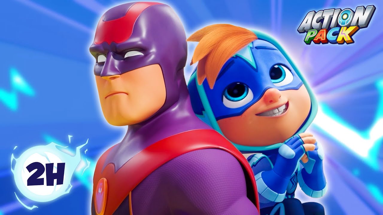 Rencontrer notre super-h&eacute;ros⚡🦸🏼&zwj;♂️ Action Pack Fran&ccedil;ais &Eacute;pisode Complet | Dessin Anim&eacute; Pour B&eacute;b&eacute;