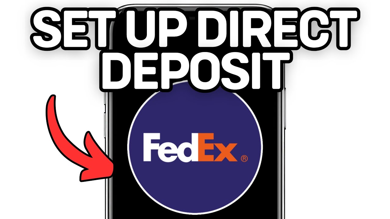 NEW! SET UP DIRECT DEPOSIT FEDEX (WORKING) 2025!