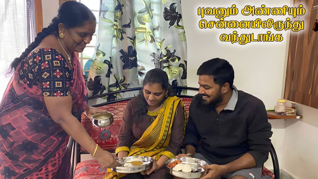 புவன் சென்னையை காலி பண்ணிட்டு இங்கே வந்துட்டான்னு || Morning Breakfast Vlog || Amma Kai Pakkuvam