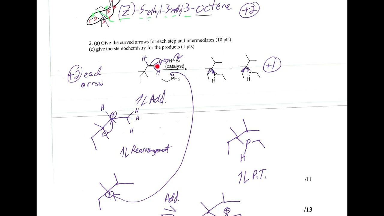 CHM 251 KEY Quiz 5 2025