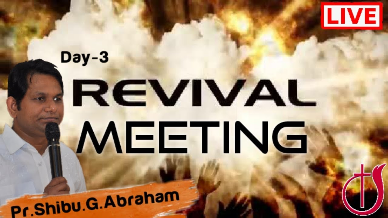 Pr.Shibu G Abraham|REVIVAL MEETING|Day-3|V.K.Puram|27/10/2019