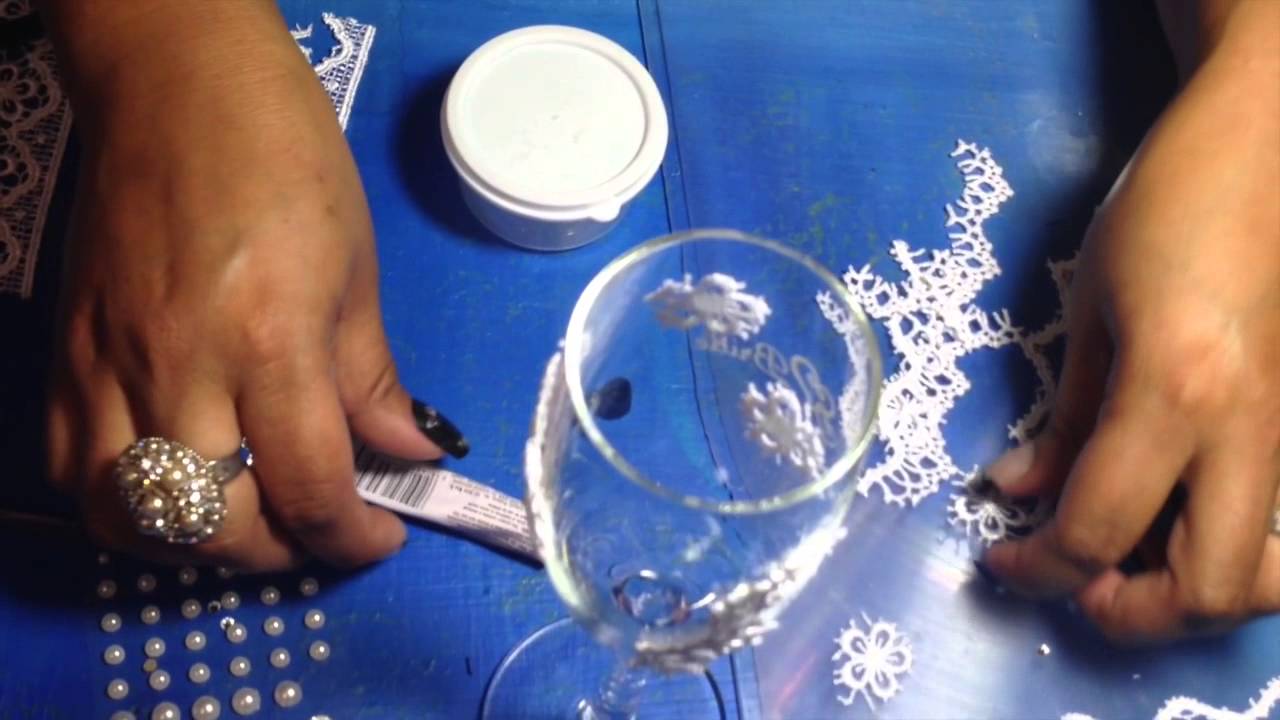 APRENDA A DECORAR COPAS PARA BODA
