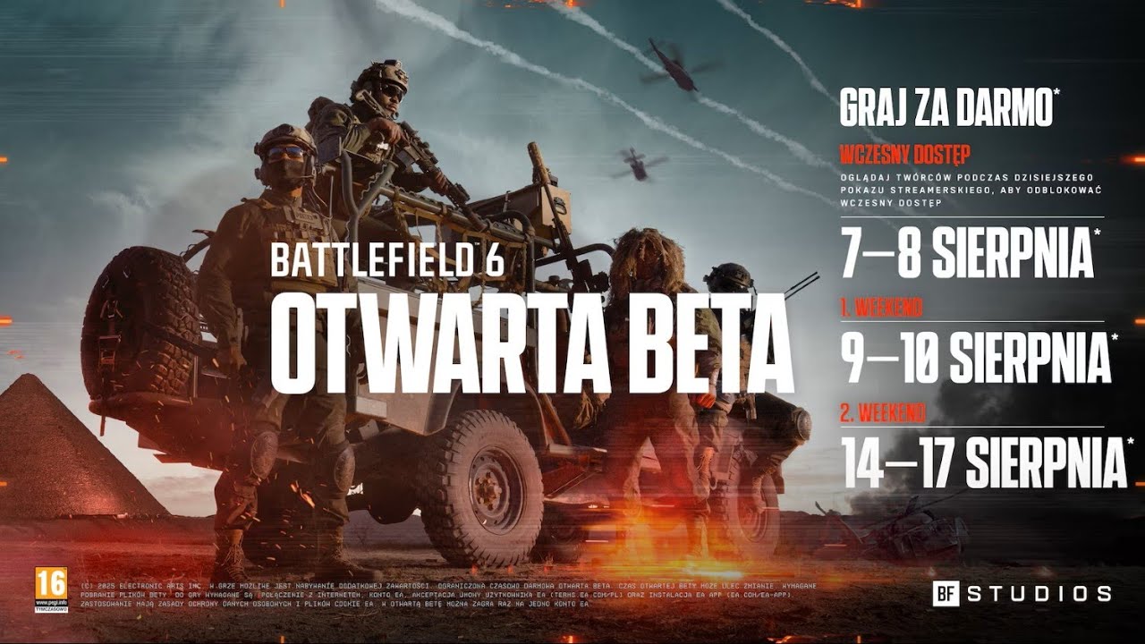 Battlefield 6™🔪🔫 OTWARTA BETA + KLUCZYK DO ROZDANIA  [PL] [PC] [2K]