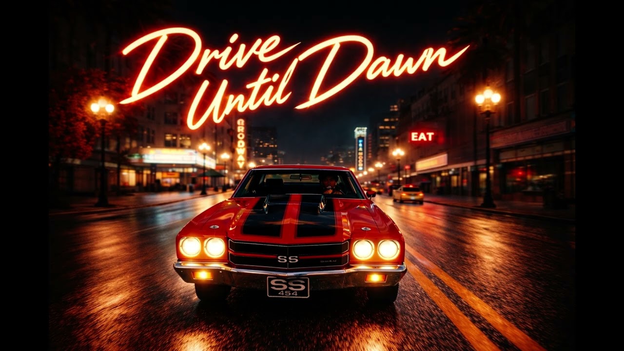 DRIVE UNTIL DAWN - Neon Drifter (Funk Soul Session, 1980s Soul Groove, Funk, R&B)