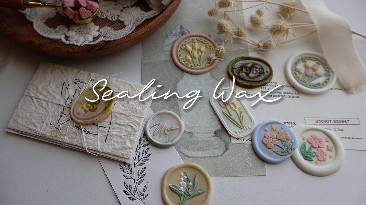실링왁스 예쁘게 찍기🌷Creative Wax Seal Ideas✨