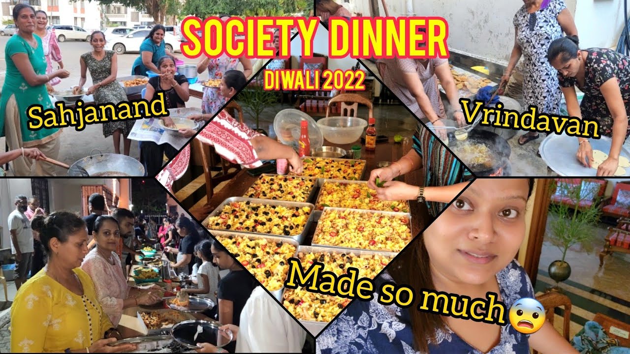 OUR GRAND SOCIETY DIWALI 2022 DINNER FEAST| Made Pasta for everyone😝😍  #kenya #vlog #diwali
