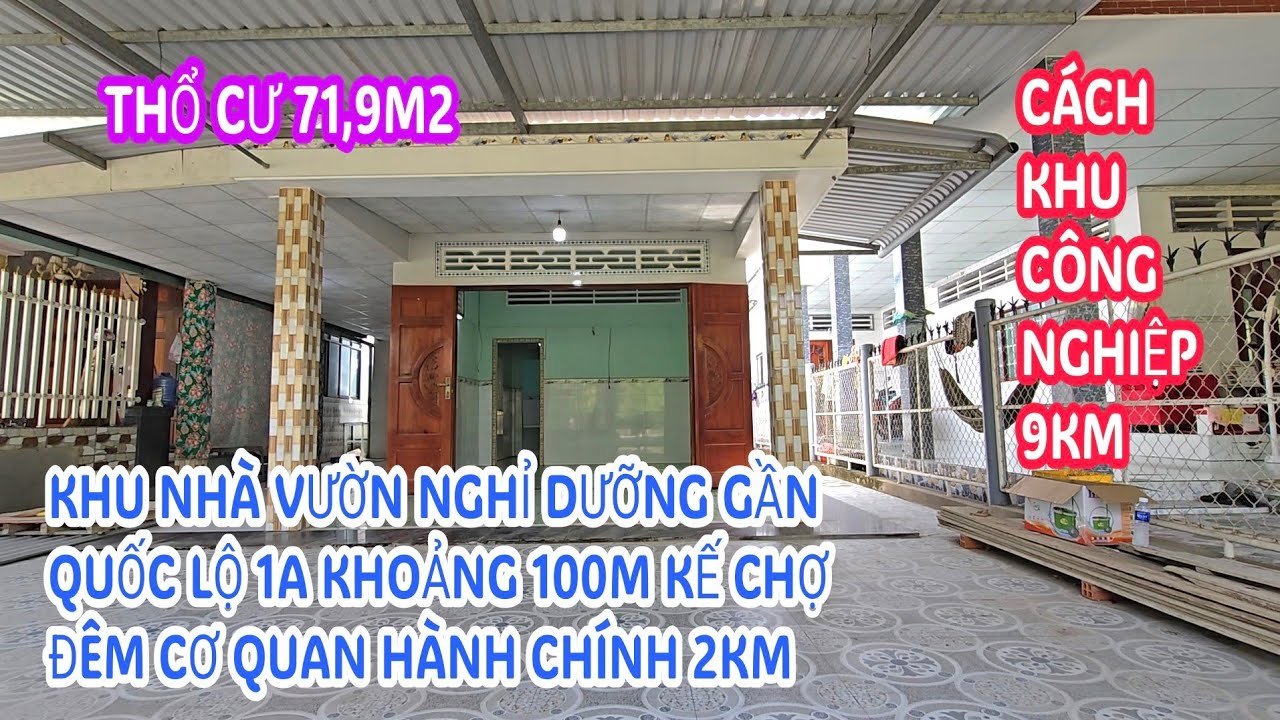MS:25371 Nổi buồn chú 5 bán căn nhà và cha mẹ để lại - Thổ cư 71,9m2 gần quốc lộ 1A khoảng 100m.
