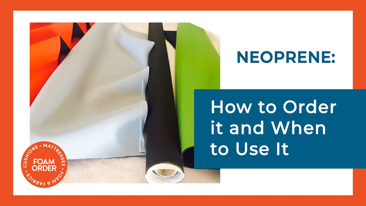 Neoprene Fabric, sheets. How to order and it's usage.