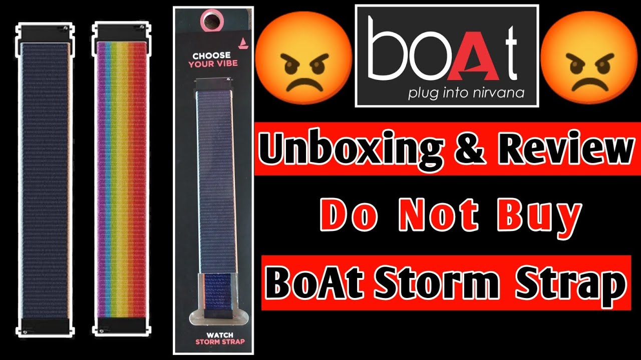 BoAt Storm Watch Nylon Strap | Unboxing & Review | Do Not Buy 😡