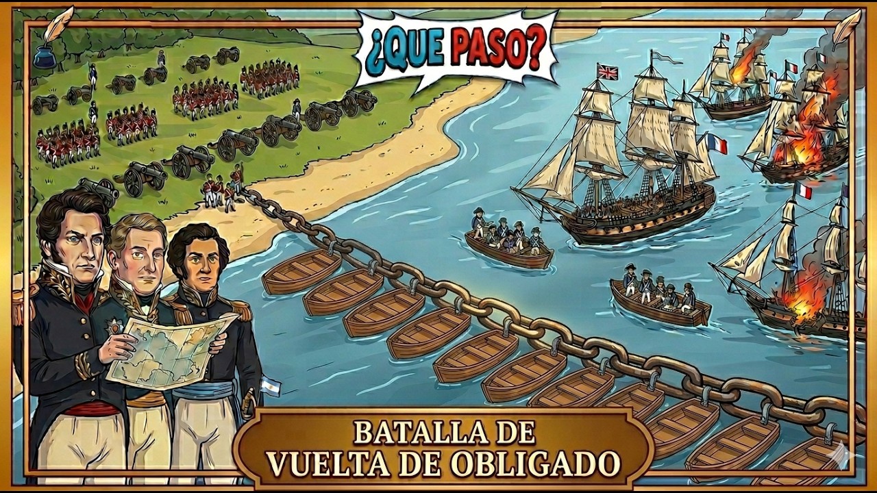 Batalla de Vuelta de Obligado 🇦🇷⛓️🇫🇷🇬🇧 | Antecedentes y Desenlace