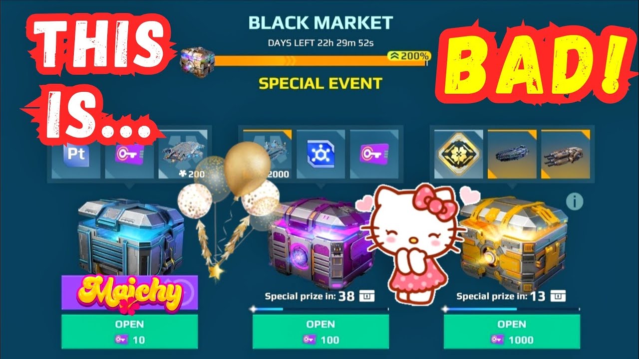 The Worst Black Market Opening + Superchest! 🥲 War Robots Gameplay