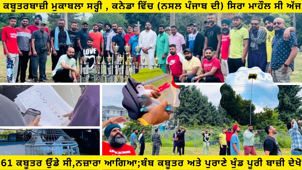 KABUTARBAZI IN SURREY,CANADA | ਕਬੂਤਰਬਾਜ਼ੀ ਮੁਕਾਬਲਾ ਸਰ੍ਹੀ ,ਕਨੇਡਾ ਵਿੱਚ |