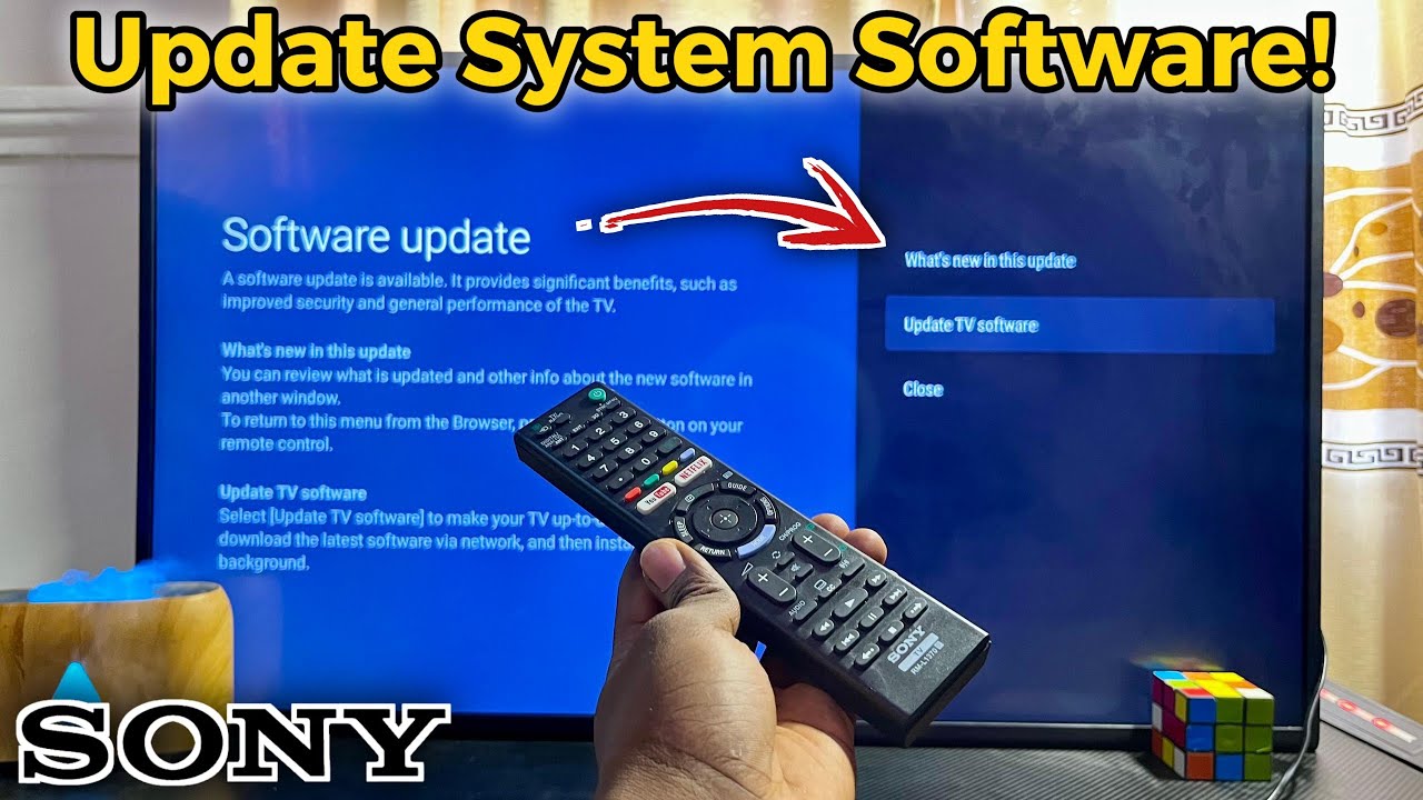 Sony Smart TV: How to Do System Software Update
