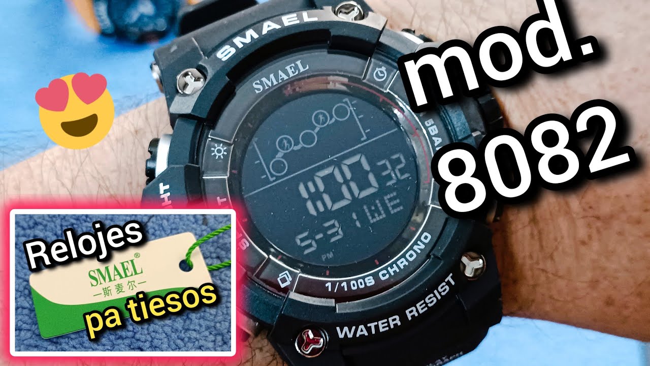 Reloj SMAEL 8082 digital una BESTIA en tamaño a un precio ridículo. Lo he pillado en AliExpress
