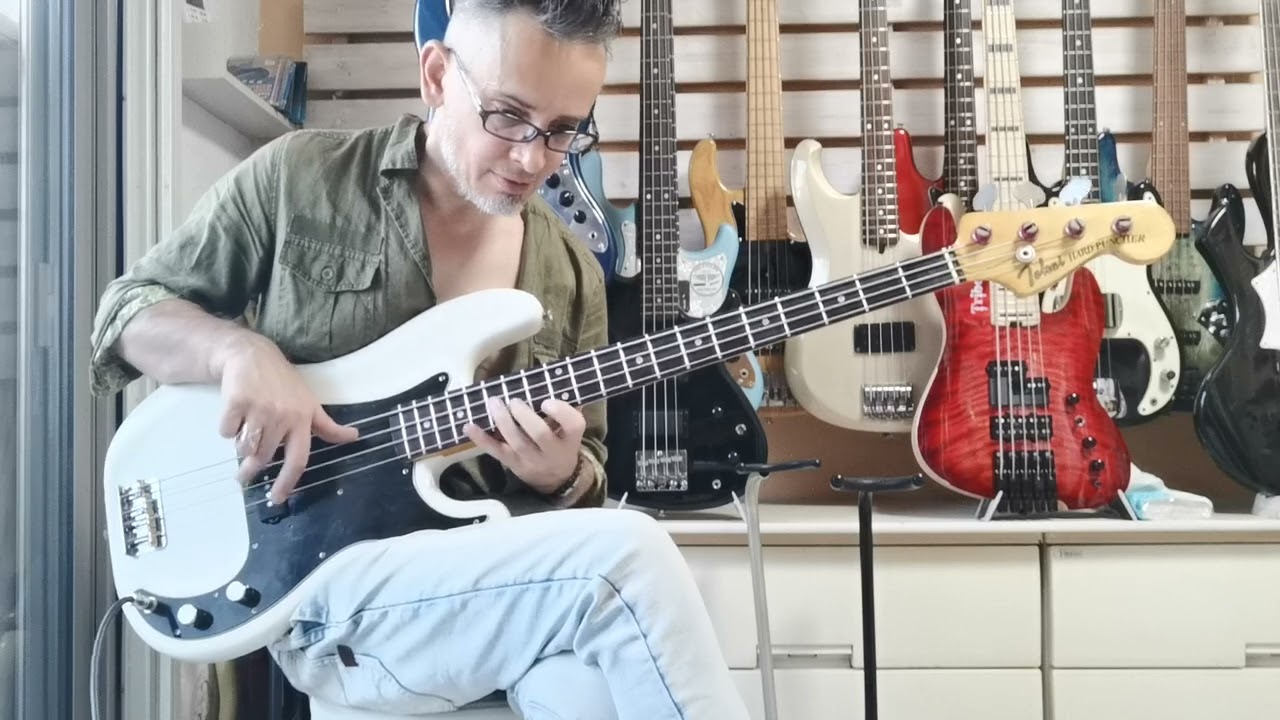 Japan Vintage Bass Guitars; Tokai TJB 45 BASS HUNTER SOUND TEST / WORK LOG